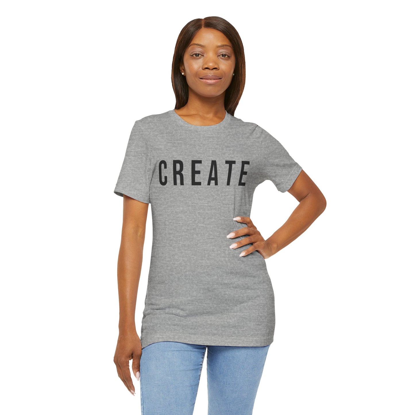 Create Graphic Tee — Minimalist 'CREATE' Inspiration T-Shirt