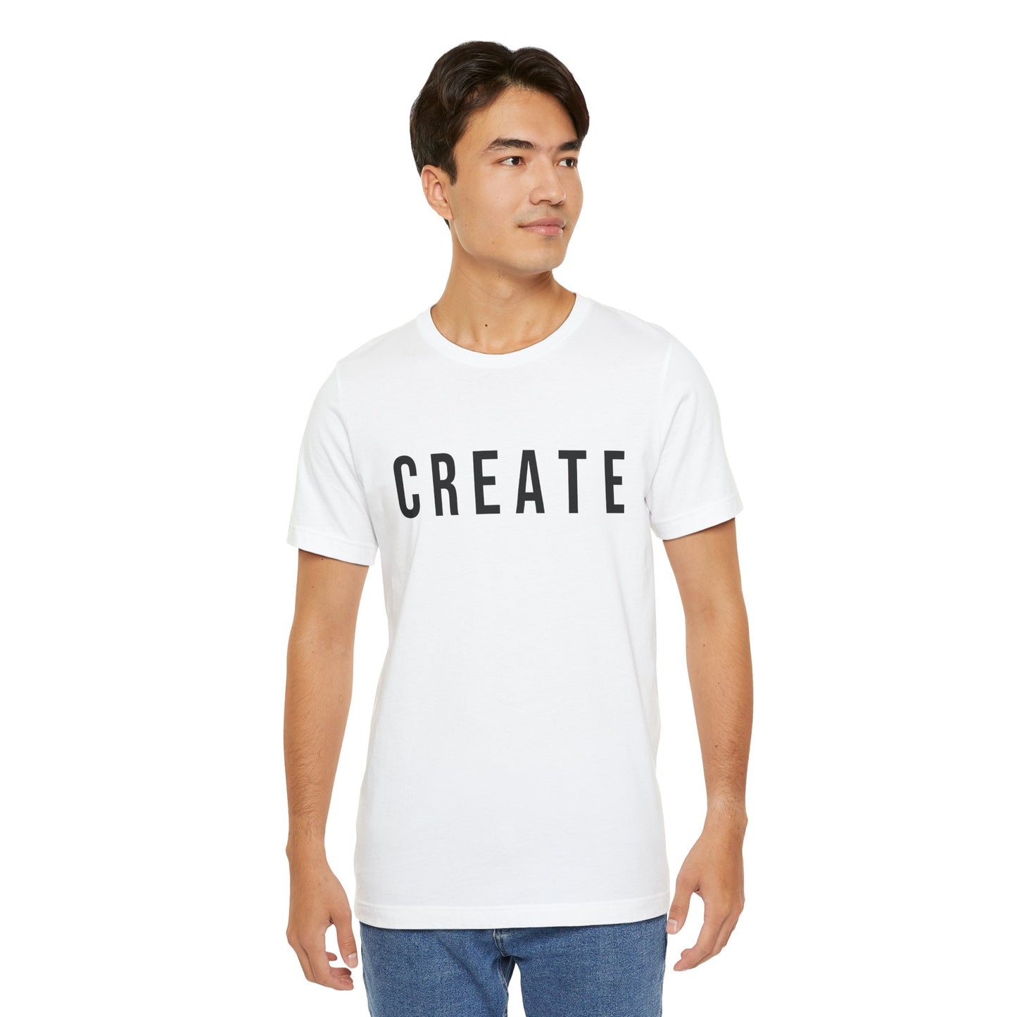 Create Graphic Tee — Minimalist 'CREATE' Inspiration T-Shirt